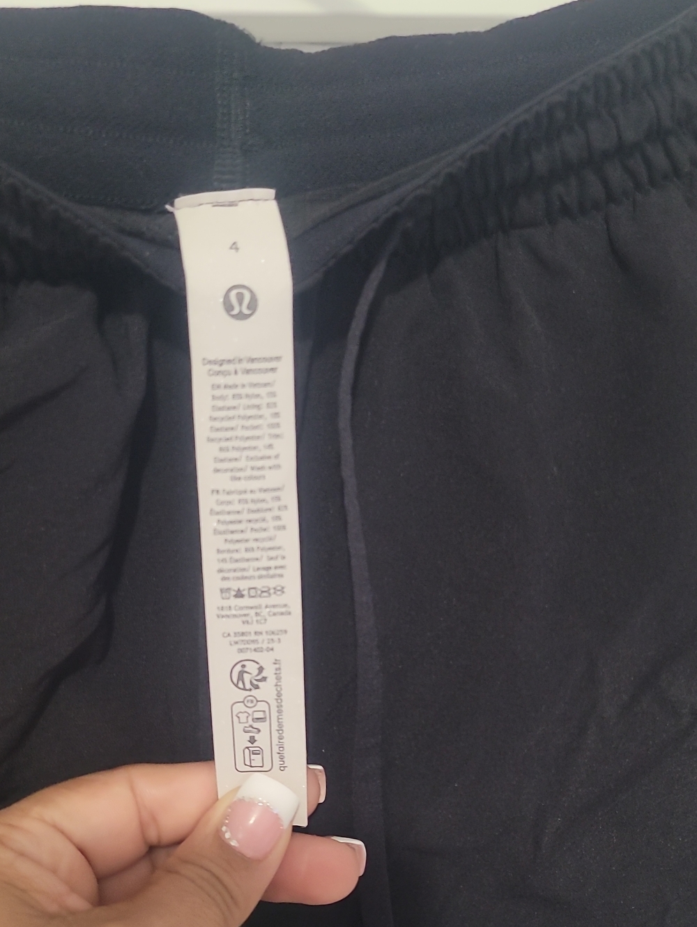 lululemonš athletica Navy Athletic Drawcord Shorts - Picture 3 of 6
